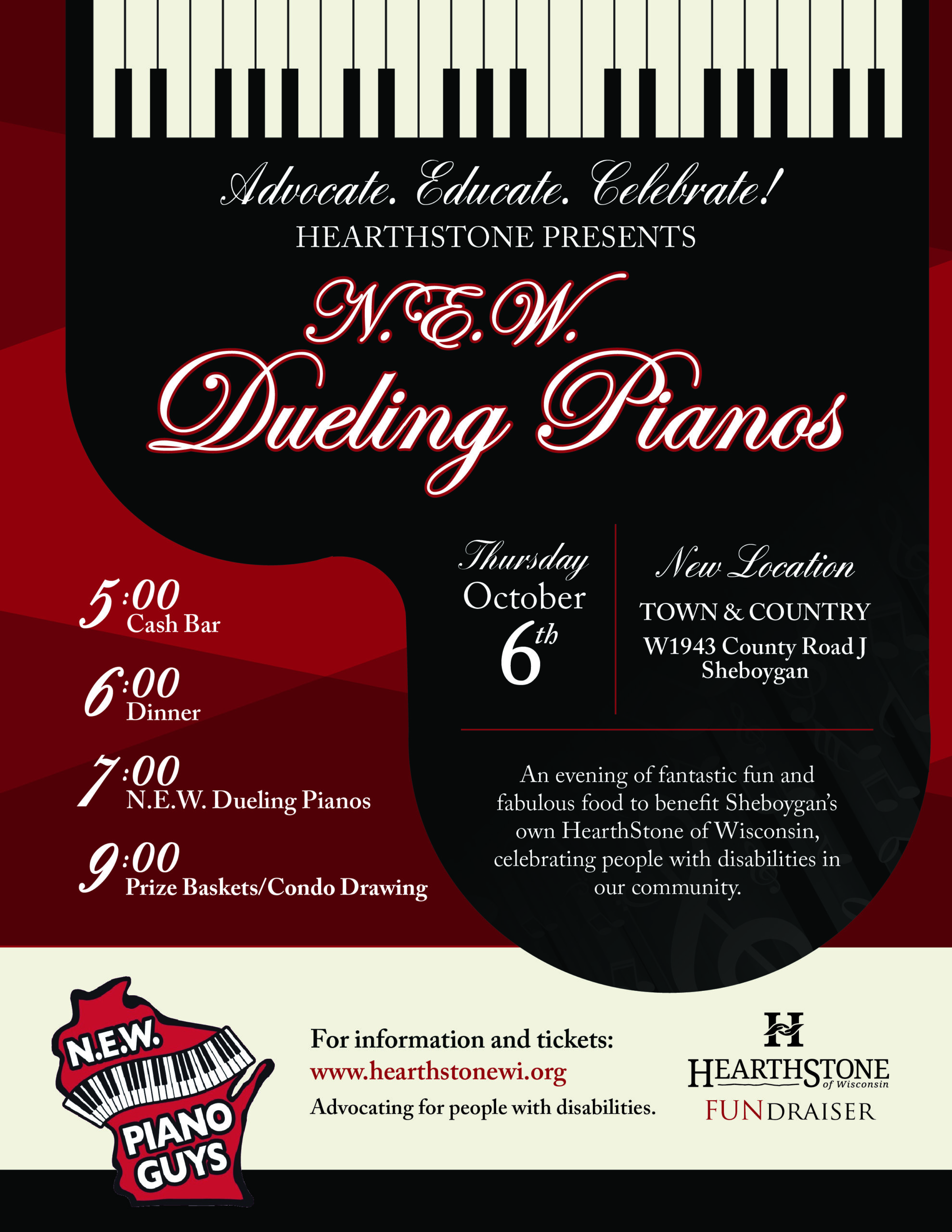 2022 HearthStone FUNdraiser – Featuring N.E.W. Dueling Pianos ...